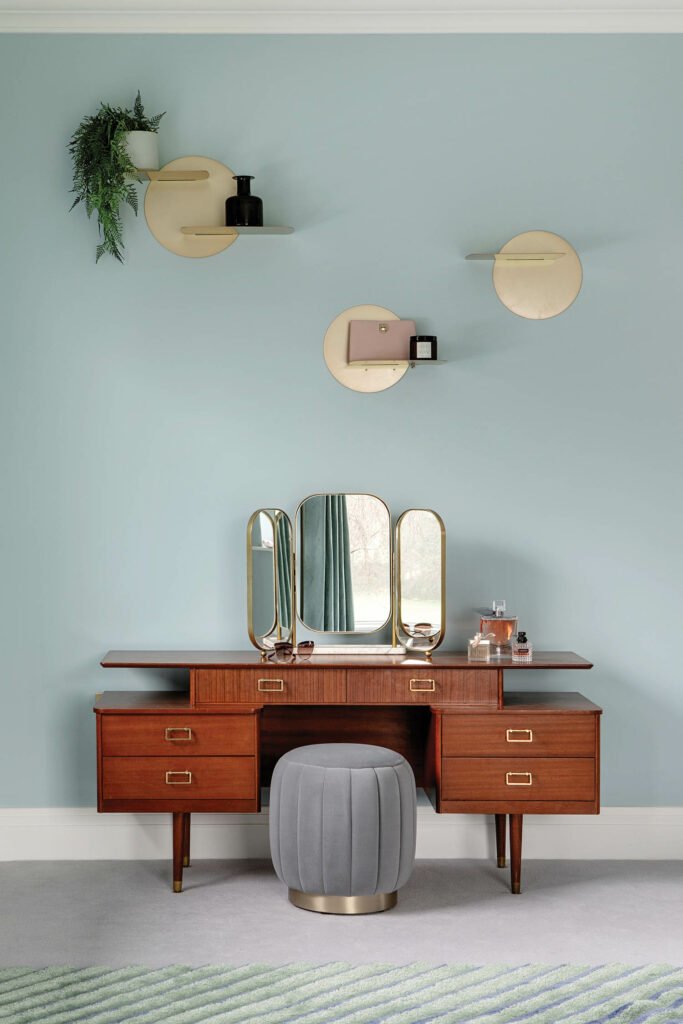 a vintage dressing table