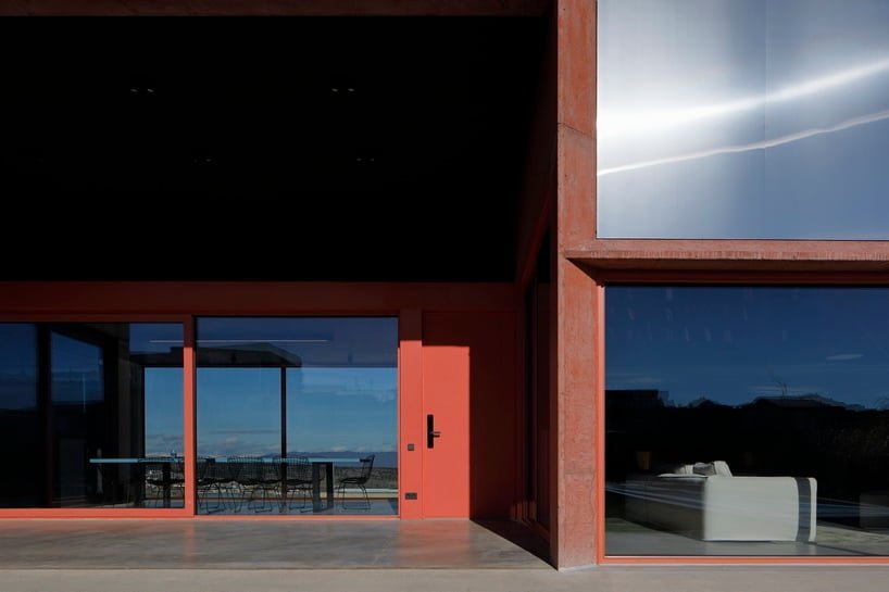 georgian mountainscape backdrops terracotta pavilion house by laboratory of architecture #3