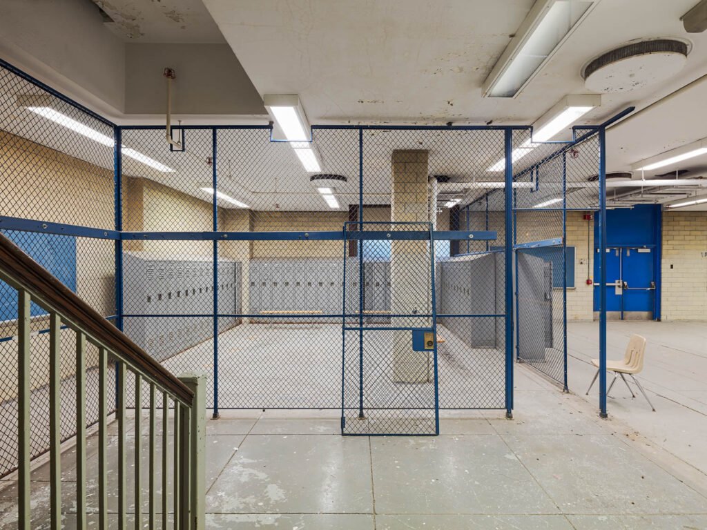 a former boys locker room