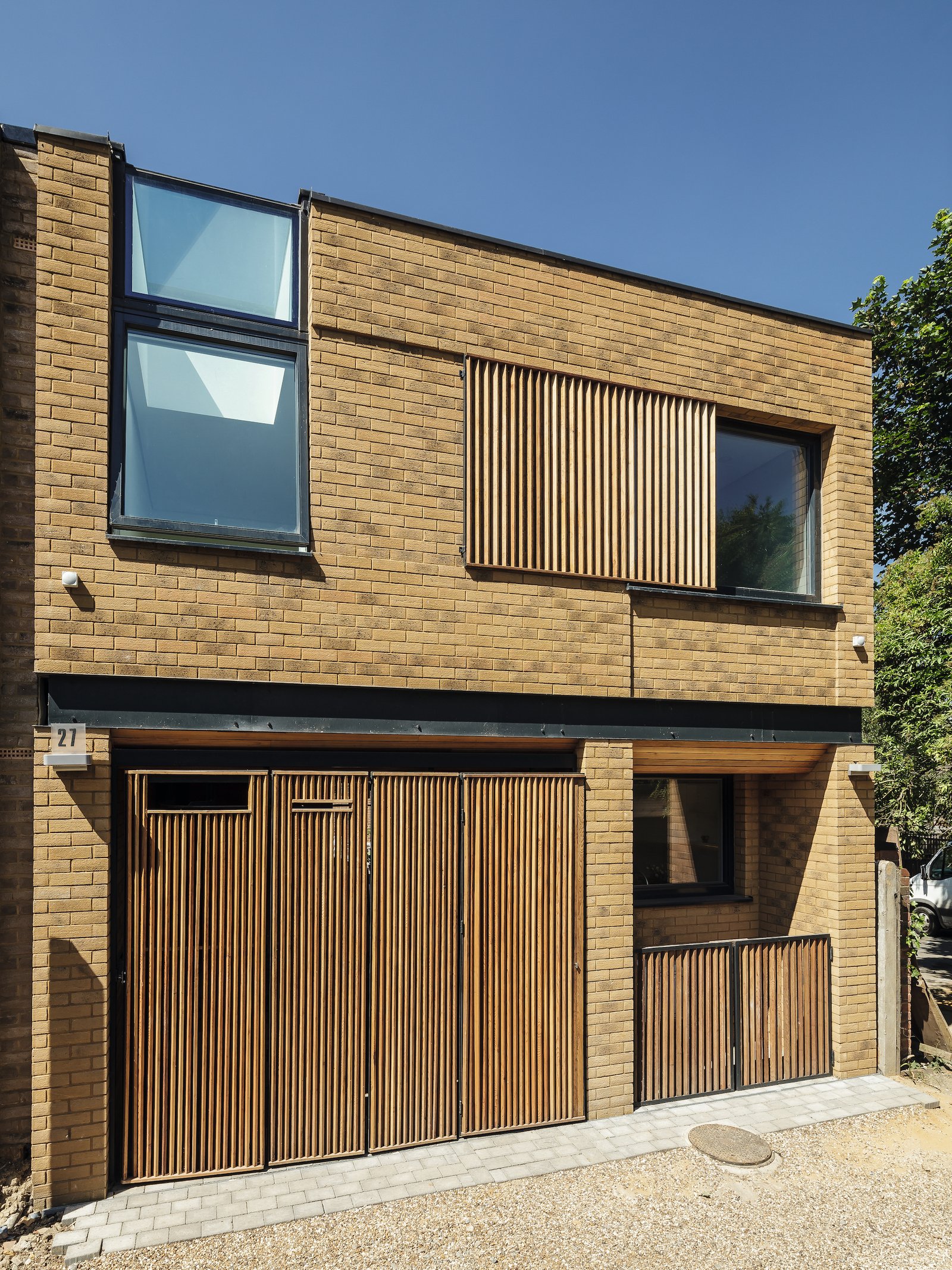 passivhaus built on a budget with brick exterior