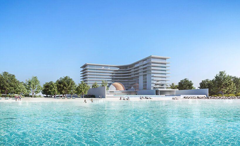 tadao ando unveils luxurious design for armani beach residences on dubai's artificial island