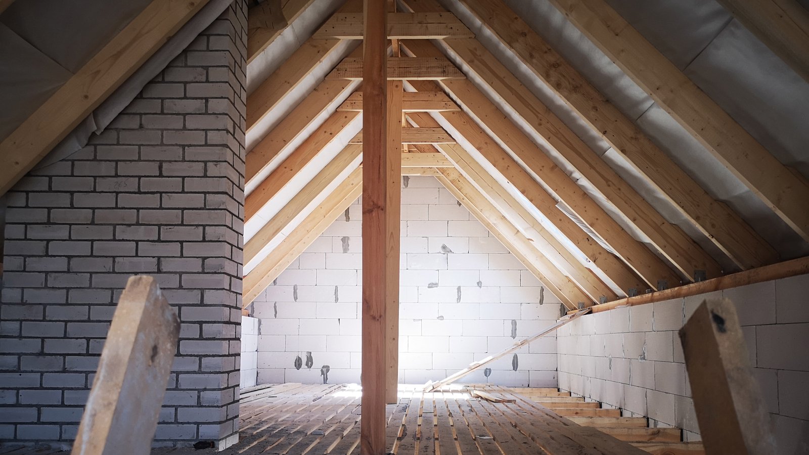 a roof with a steep pitch provides ample room for a loft conversion