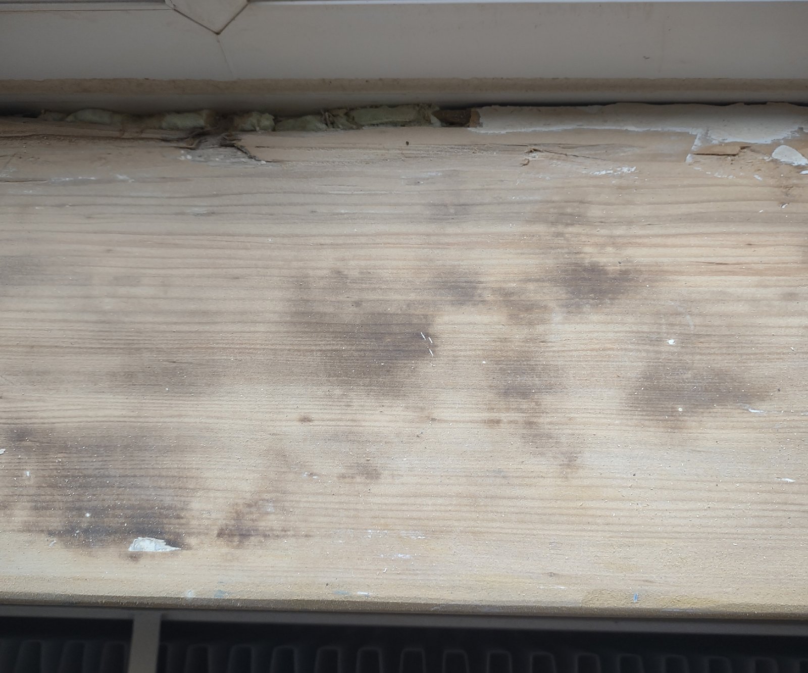 renovating a window sill